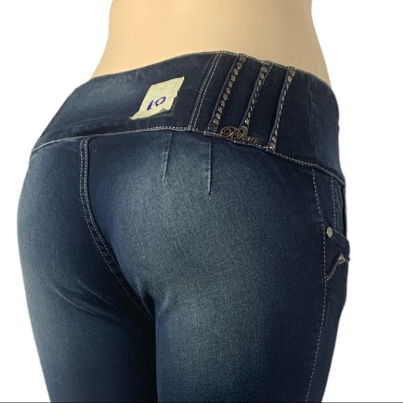 * NEW* - Colombian Authentic Skinny Butt Lifter Jeans, Size 12 - Picture 11 of 12